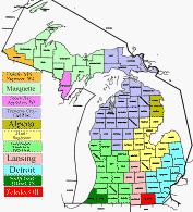 Indiana, Ohio, Wisconsin